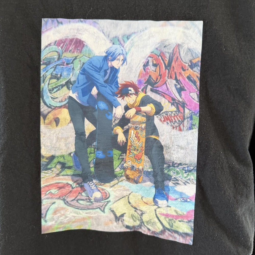 SK8 the Infinity Shirt Mens 3XL Black Anime Graphic Double Sided Gildan Cotton - Picture 4 of 16